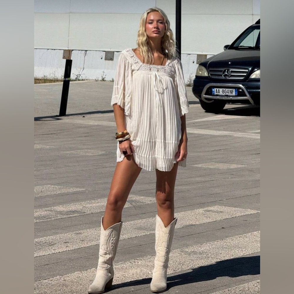 Boho mini dress